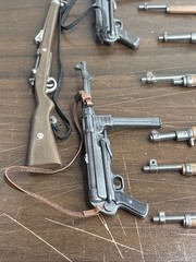 1/6 Scale Gun Model 12In Figures AR Rifle Wood Grain GI Joe 21st Century Soldier