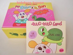 TWO TWO Land Rabbit &Turtle Son VINYL H15cm /3cm Sofubi Figure