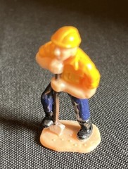 12 Mini Plastic Working Men Figure 1.5 in