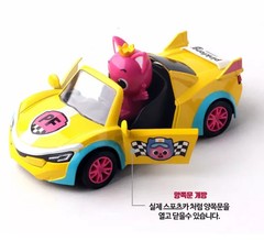 Pinkfong Baby Shark Metal Sports Car Pull Back Door Open Die Cast