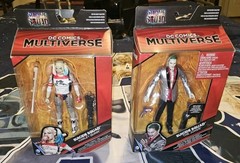 2016 Mattel DC Multiverse Suicide Squad Harley Quinn & Joker 6″ Figure New Croc