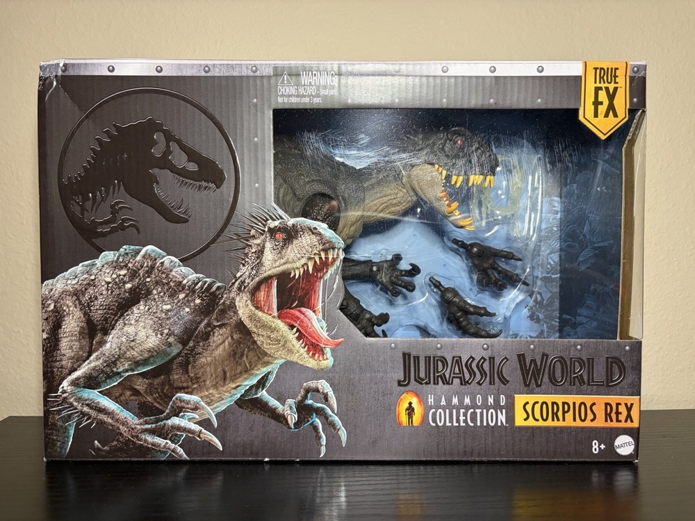 Jurassic World Hammond Collection SCORPIOS REX Dinosaur Figure -IN HAND