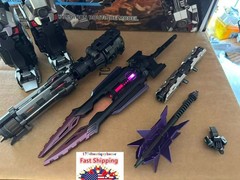 New TC-01 32cm Oversize 6 types of Deformed Decepticon alloys/light Megatank USA