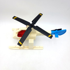1974 Vintage Fisher-Price Adventure People Rescue Helicopter 305 Toy