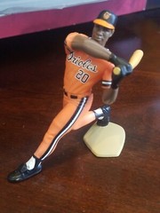 frank robinson 4 inch mini figure figurine hall of fame baseball orioles toy