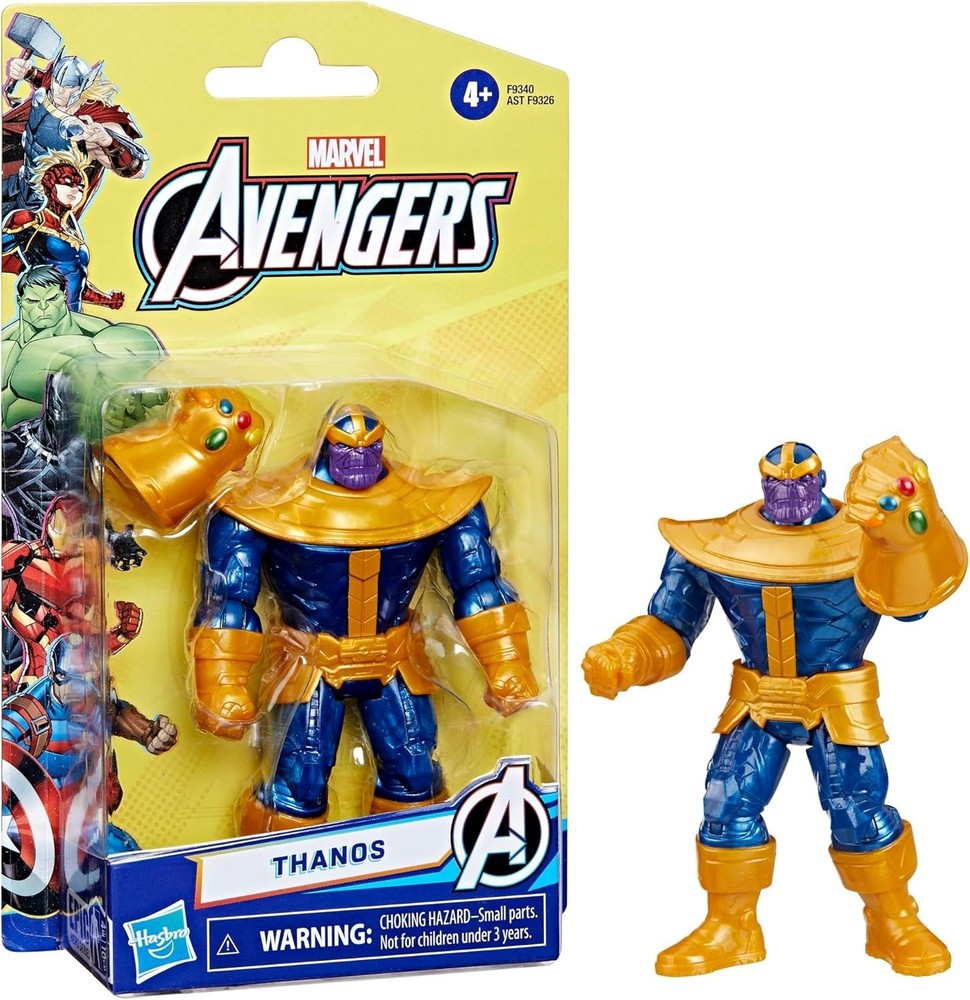 Hasbro Marvel Avengers Epic Hero Series Thanos Action Figure 4″