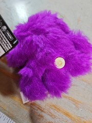 Fuggler Keyring Plush Keychain Series 6 Annoyed Alien 3 Eyed Purple People Eatr