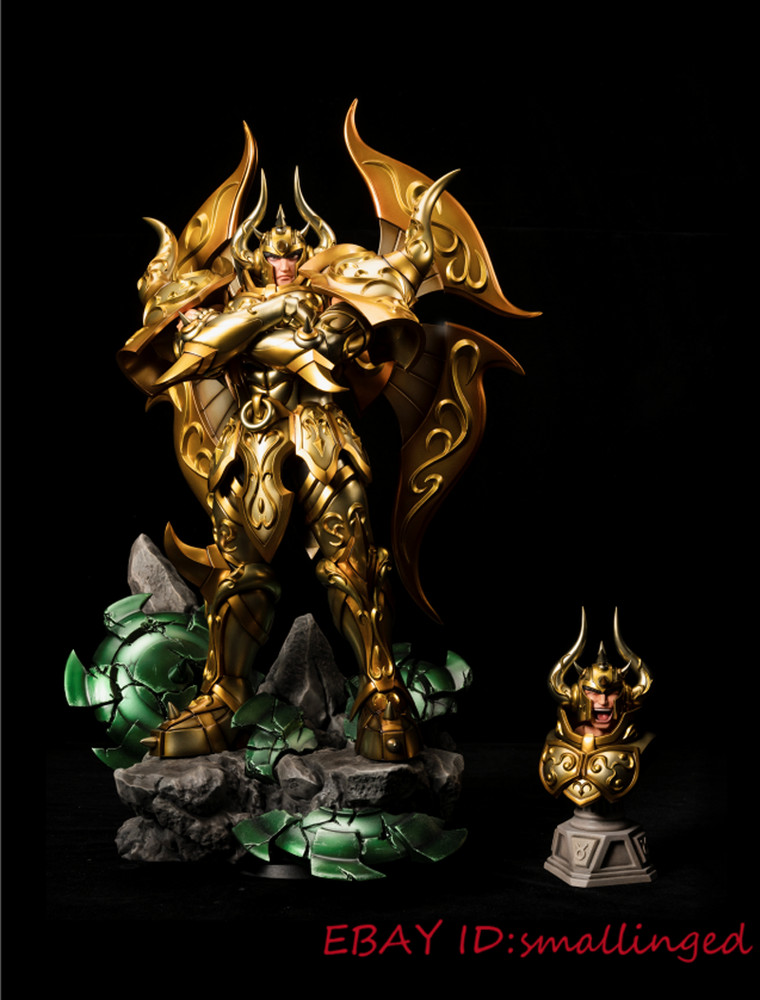 1/6 WWF Aldebaran Saint Seiya Taurus Statue Have Bust GK Toy Resin Model Stock