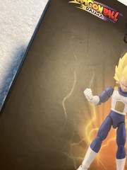 Bandai Dragon Ball Z Dragon Stars Series Super Saiyan 3 Vegeta Daima Ver DMG Box