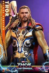 READY NEW AUTHENTIC HOT TOYS THOR LOVE THUNDER DELUXE MMS656 CHRIS HEMSWORTH 1/6