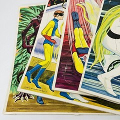 Complete Whitman Space Ghost Frame Tray Puzzles Box Set 4 Hanna Barbera Vintage