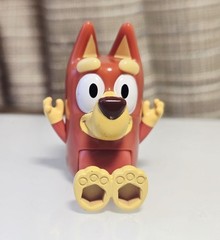 Bluey Family Friend Rusty Red Color Kelpie Dog ToyFigure Articulated Arms