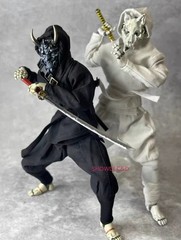 1/12 Men’s Japanese Ninja Samurai Combat Uniform Set Model For 6” Action Figure