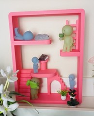 Loft Apartment Display For Smiski, Sonny Angel | Shelf, Desk | 6 Colors Options