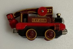 HARVEY THOMAS FRIENDS TRAIN TAKE Along n play Diecast 2003 Crane 27