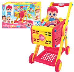 NEW Pinkfong Bebefinn Melody Shoppingcart Playset/korea