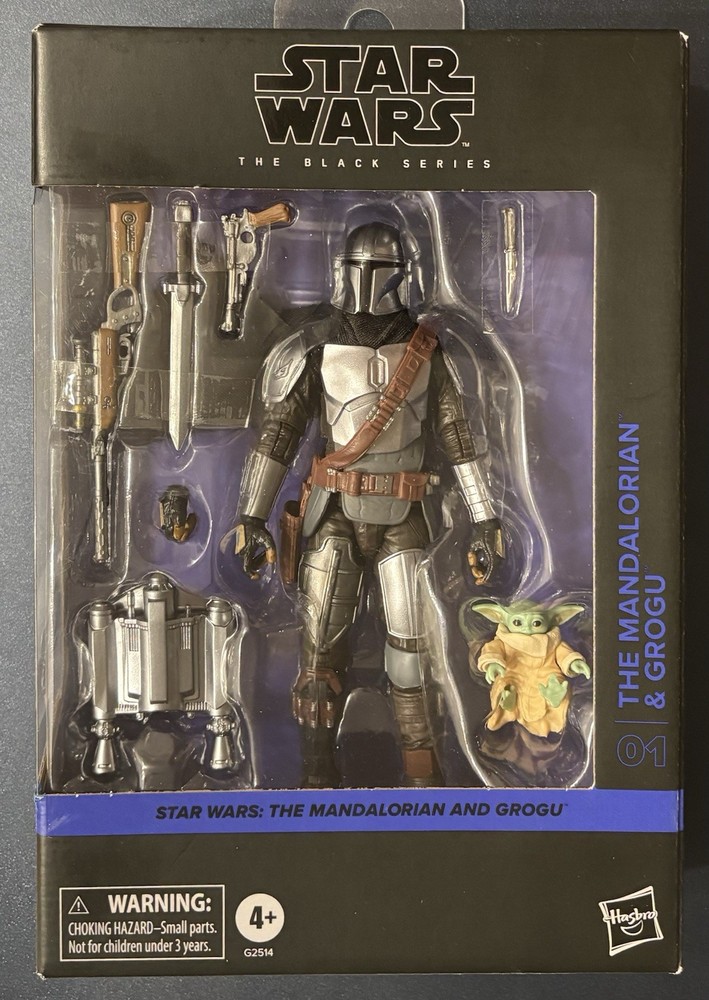 Star Wars The Black Series 6″ Deluxe The Mandalorian & Grogu #01 Figure Set