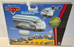 Disney Pixar Cars QUICK CHANGERS DELUXE SPY TRAIN TRANSPORTER – NEW