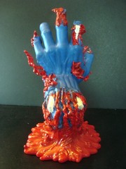 JIM PHILLIPS 1985 ART HAND Custom Kidrobot Santa Cruz Screaming Hand Figure