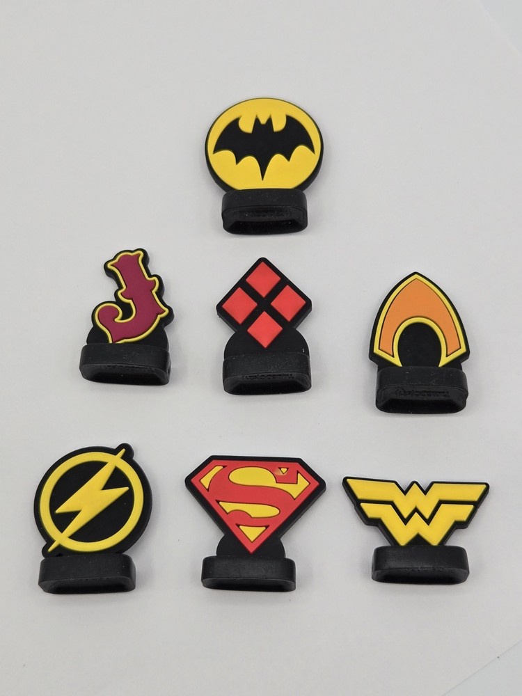 Lot of 7 Circle K Exclusive DC Comics Herostix Rubber Figures