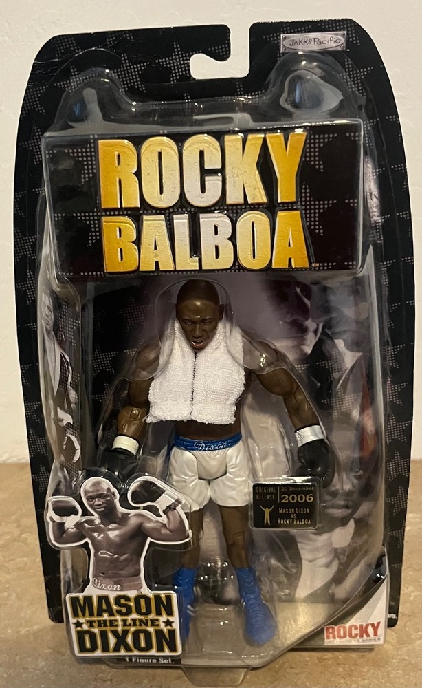 Rocky Balboa Mason The Line Dixon Figure Jakks Pacific Boxing Figure