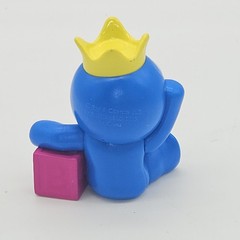 Rainbow Friends BLUE with Pink Block Mini Figure PhatMojo 2023 Series 1 Roblox