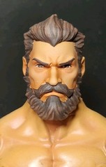 HEAD ONLY Mythic Legion Four Horsemen Custom Painted Skin Matching Gladiator