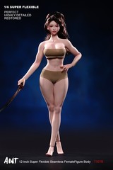 ANT T307 1/6th Female Fitness Model Action Figure Body 12in Muscle Bust Soldier