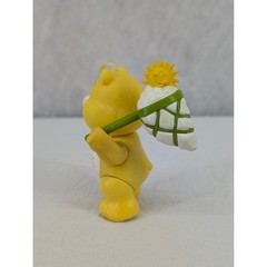 Vintage Care Bears Funshine Bear 80s Poseable Figure Kenner W/ Catcher Net