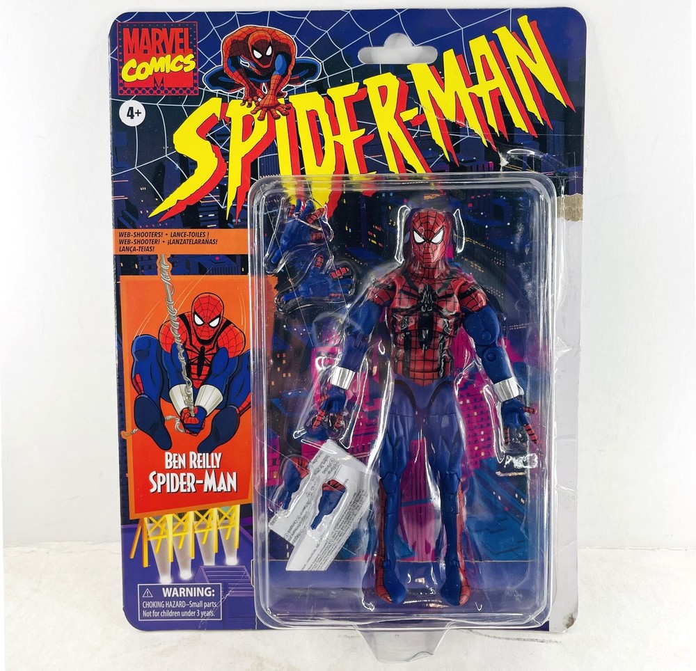 Marvel Comics Legends Retro Spider-Man Ben Reilly Spiderman 6″ Action Figure OB