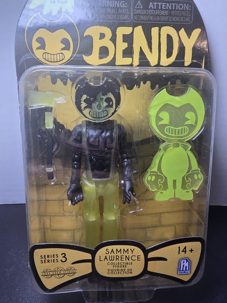Rare Sammy Lawrence Bendy And The Dark Revival Glow-In-Dark Figure.