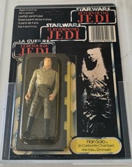 Star Wars POTF Tri Logo Han Solo Carbonite CAS 75 Vintage Figure