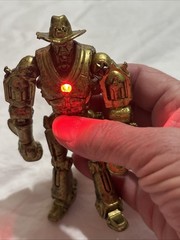 Real Steel Figure Wave 2 Six Shooter 2011 Jakks Pacific 5” Chest Lights Up Works