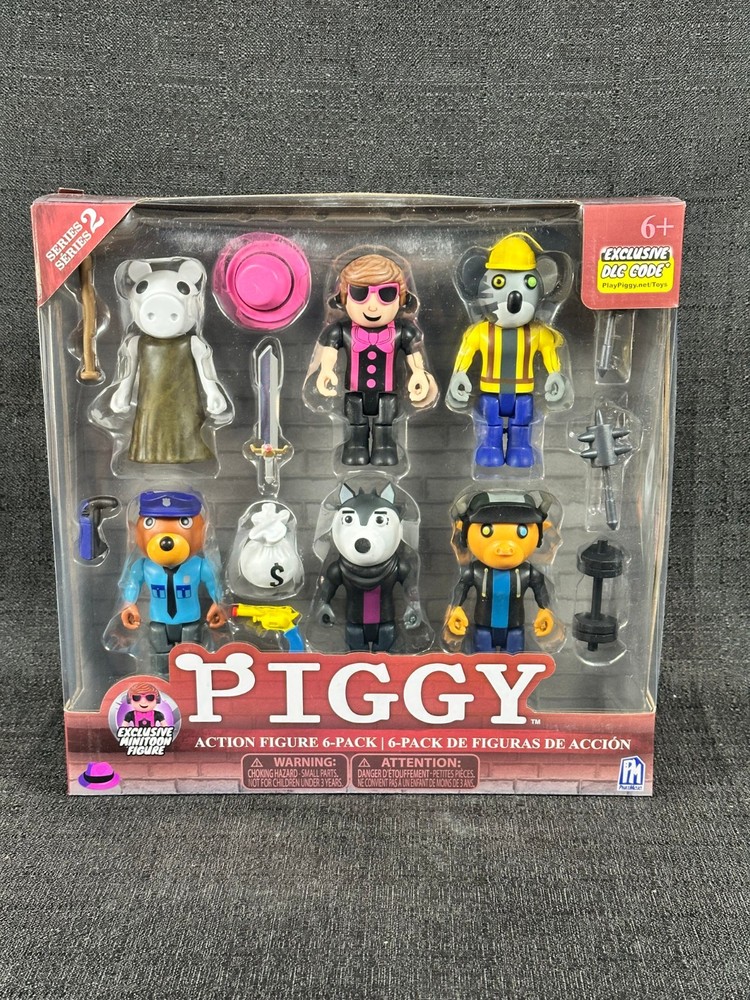 Piggy Action Figure 6 Pack Series 2 Exclusive MiniToon Figure Includes DLC. Rare