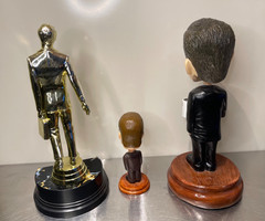 The Office Custom Michael Scott Dwight Bobble Lot, Dundee Award Rabid Wrist Band