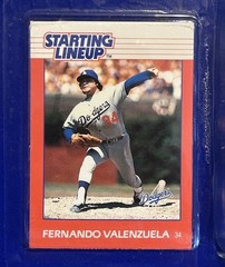1988 Starting Lineup Fernando Valenzuela Los Angeles Dodgers SLU Figure Card MLB