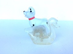 101 Dalmatians Frozen Ice Swan Figure, Vintage McDonald’s 1990’s.