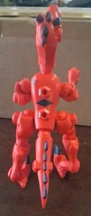 HASBRO 2015 Jurassic World Hero Mashers RED Raptor Velociraptor Dinosaur