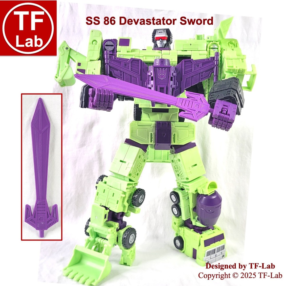 Sword Upgrade Kit: Transformers Studio Series SS 86 Devastator TF-Lab