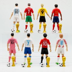 Lionel Messi Argentina Action Figure Soccer Star Football Model Doll Statue