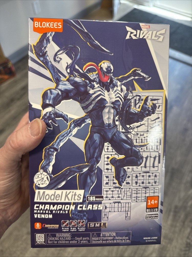 Blokees Champion Class Marvel Rivals Venom Model Kit Action Figure