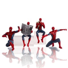 Spider Man Action Figure 7-9cm Superhero Mini Collectible Toy Model for Kids USA