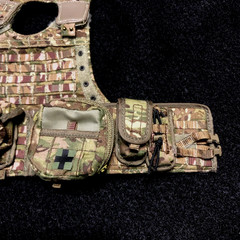 1/6 Green Wolf Gear British MTP Osprey Vest, Pouches & Extras