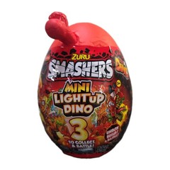 1 PC Zuru Smashers Mini Light Up Dino Surprise Egg Color Varies