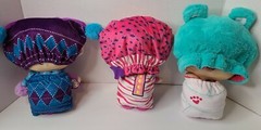 Flip Zee Girls Zoey Plush Stuffed Doll, Winter Wonderland, Pretty In Pink Troll