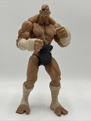 Sota Toys Street Fighter SAGAT Action Figure CAPCOM 2005 Missing Shorts Loose