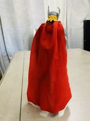 Marvel Thor Action Figure w/ Red Cape, Black Armor, Silver Helmet