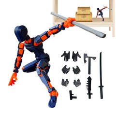 1PCS 13 Joints Figure Articulate Movable Dummy Doll Diy Assembly Toy 3D Printed