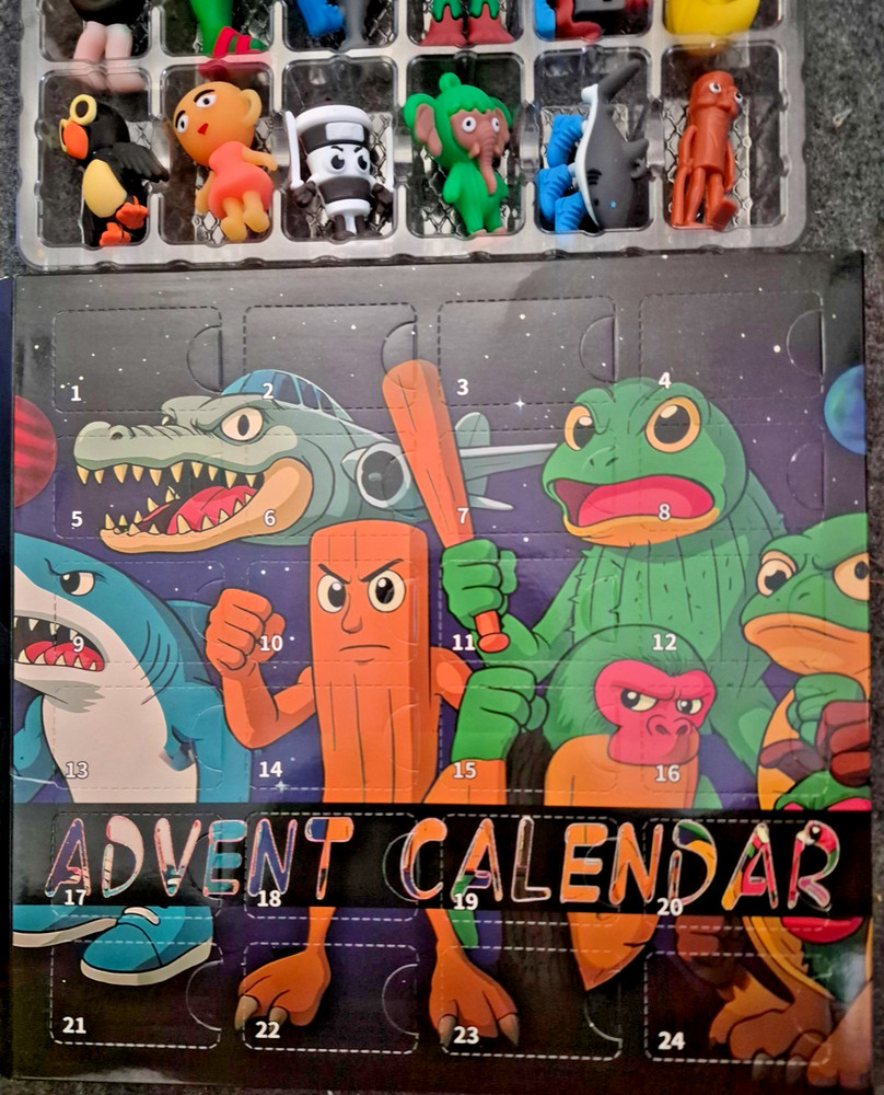 Italian Brainrot Steal a Brainrot Toys, Brain Rot 24 day Advent Calendar