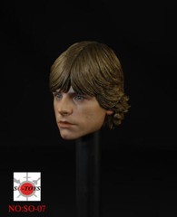 1:6 SOTOYS SO-07 Luke Mark Hamill Head Sculpt Male Carved For 12″PH Figure Body